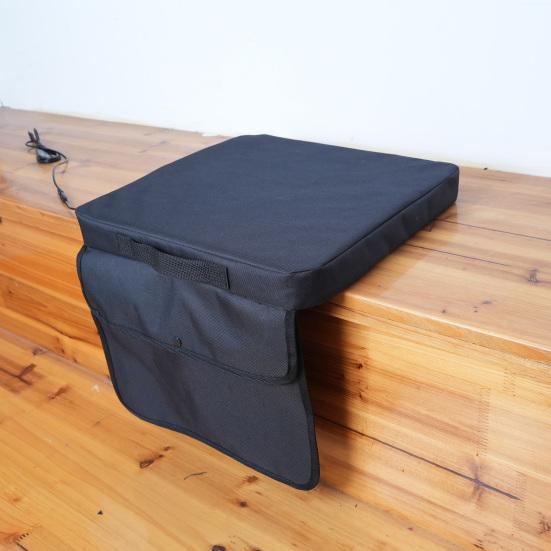 Portable Heated Seat Cushion No Back Stadium Seat Pad USB Powered Chair Pad with 5 Temperature