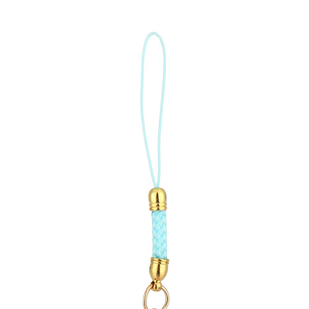 New Lovely Lucky Cat Cherry Blossom Bell Tassel Mobile Phone Lanyard Bag Pendant Cell Phone Hang Rope Phone Charm