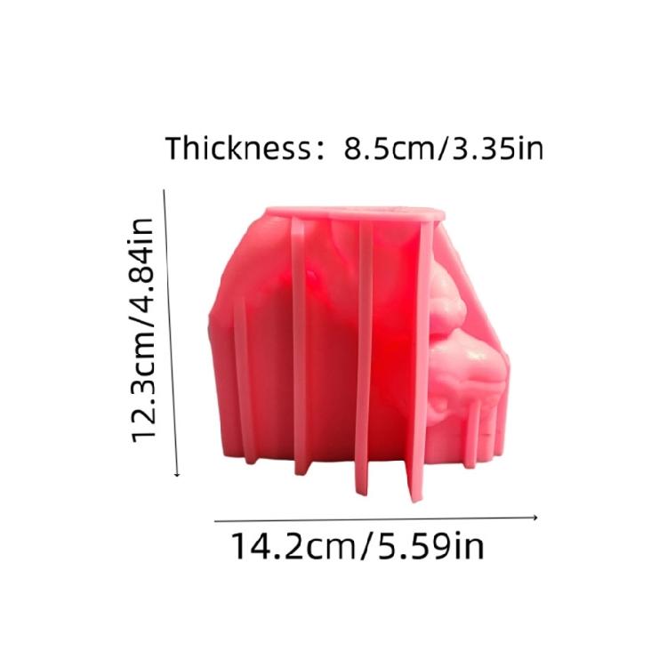 Animal Resin Mould Dinosaur Silicone Molds Ornament Plasters Molds Craft Supplies for Fondant Decoration