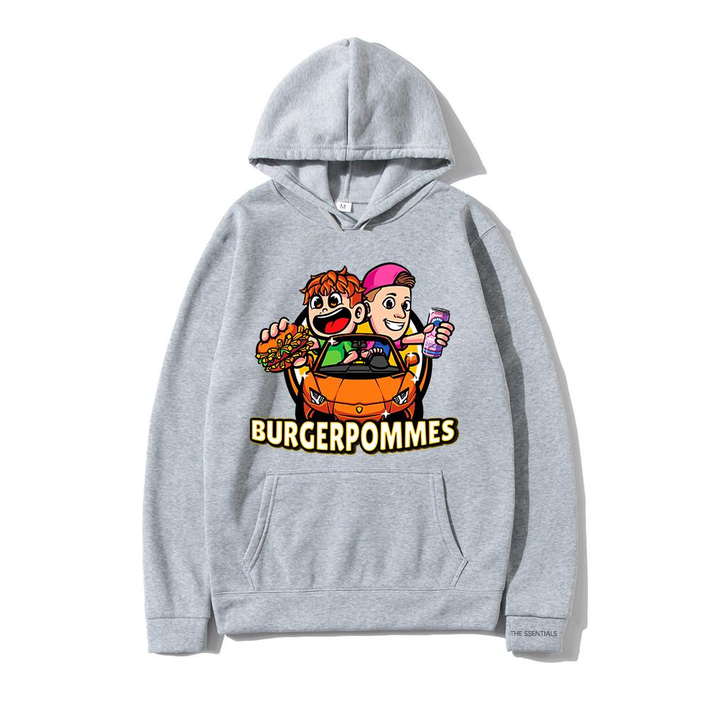 Burgerpommes 2 Hoodie Fashion Men/Women Aesthetic Cute Icrimax Hoodies Unisex Autumn Winter Cartoon Casual Pullovers Sweatshirts