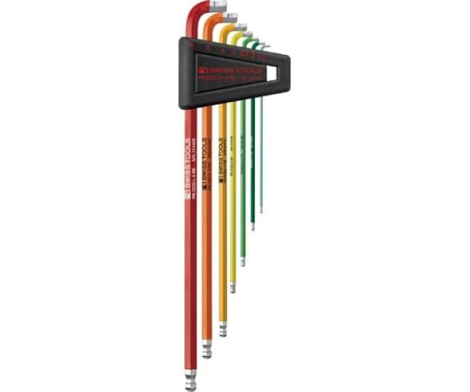 

PB Swiss Tools Rainbow Wrench Multi-Angle Set, 7-Piece Set, 2222.LH-6RB