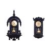1/12 Dollhouse Vintage Simulation Wall Clock Model Doll Home Clock Living Room Decor Toy Dolls House Micro Scene Accessories