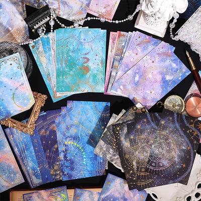 15 pezzi INS Dreamy Sky Theme Materiale di carta fai da te Diario Album Sfondo Carta decorativa Forniture artigianali fatte a mano