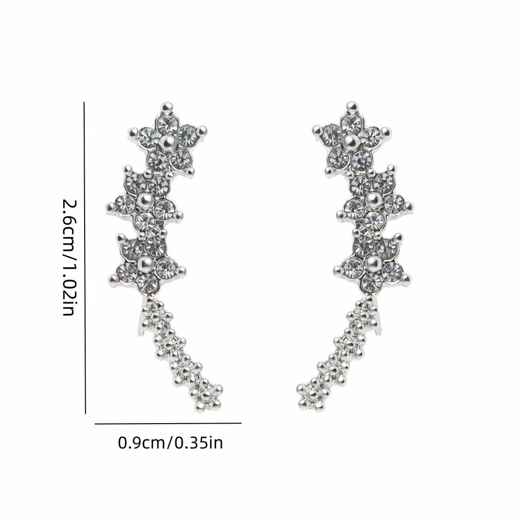 Elegant And Luxurious Flower Shaped Earrings, Versatile For Weddings, Parties, And Vacations, Perfect As A Heartfelt Gift For Girlfriends