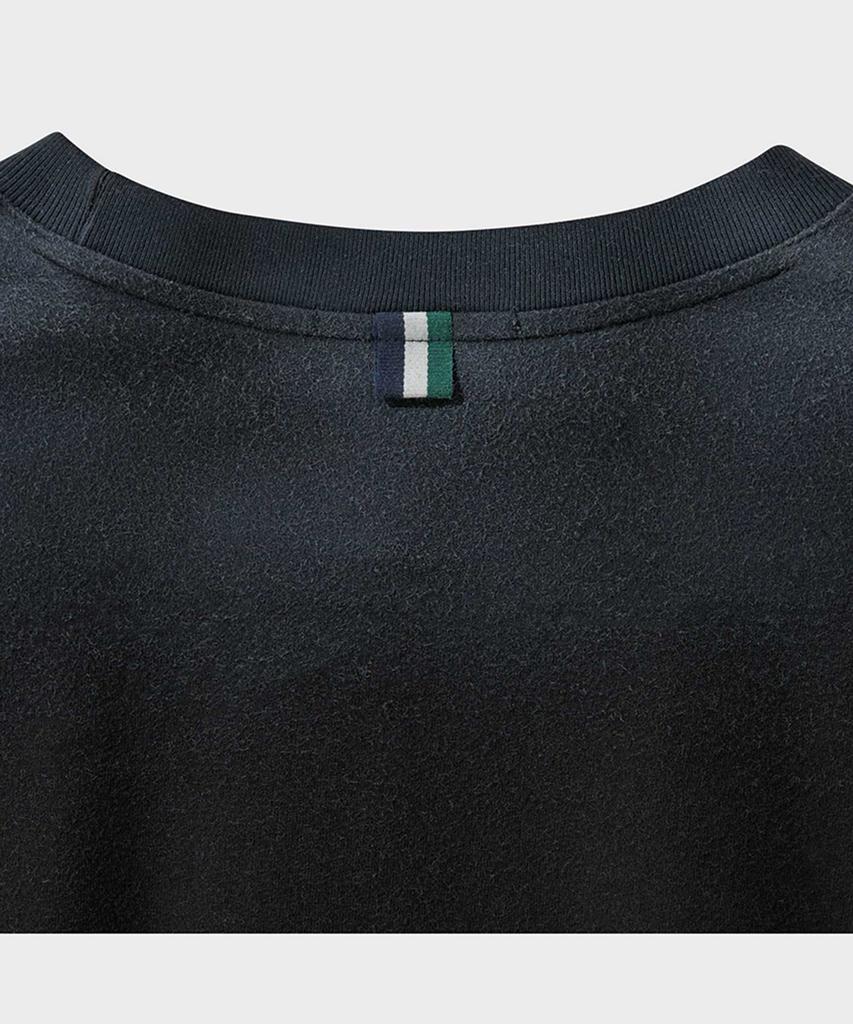 FFEFF STUDIO Vintage Washed Named Long Sleeve T-Shirt (Black)