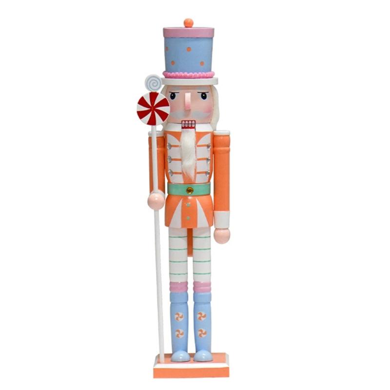 Intricately Carves Wood Soldier Christmas Soldier Festival Christmas  Soldier Decorations Fine Craft