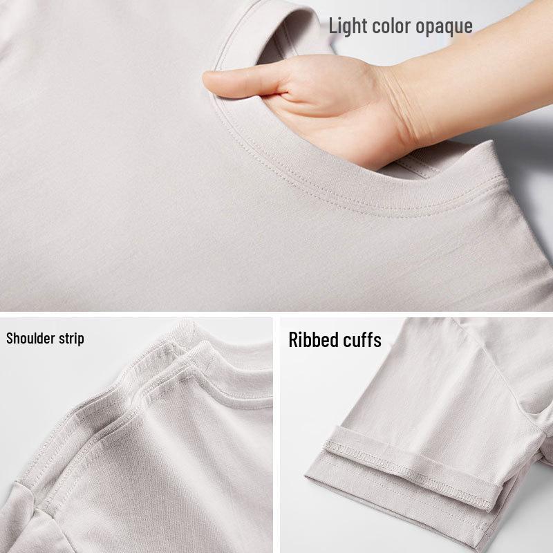 Women's Japanese Style Cotton Crew Neck Short-Sleeve T-Shirt