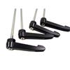 4Pcs Car Damage Rods Rod Opening Tool Car Dent Repair Tool Hand Set Rotated Handle Auto Body Dent Removal Tool