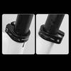Bicycle clamp for seatpost 272 and 286 mm under saddle with screw, black
