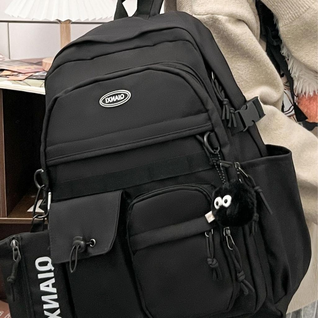 Schoolbag new Korean version ins tooling style schoolbag middle school student large capacity Japanese trend college student travel backpack men