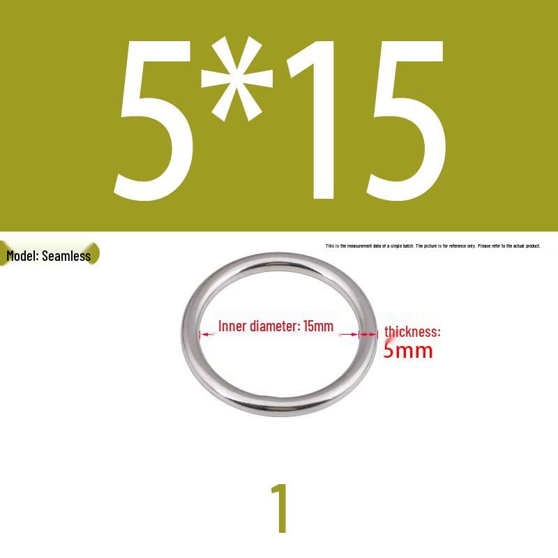 304 Stainless Steel Seamless O-Ring for Lifting and Hammock Yoga Connection