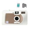 Kodak S88 Film Camera, 36-Exposure Film, and AA Batteries (Set of 3) (White X Gold)