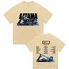 Camiseta con Estampado Aitana Cuarto Azul World Tour 2026 para Unisex y Mujeres Hiphop Retro Verano Invierno Estampado Camiseta de Algodón Puro