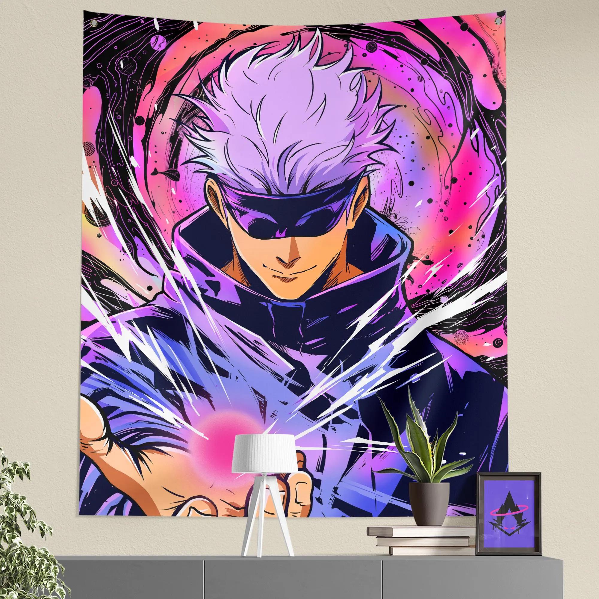 

Japanese Jujutsu Anime Wall Hanging Tapestry Honored Printed Tapestries for Decor Anime Gifts Anime Room Decor 74x94cm(29x37in)