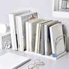 Desk File Sorter Organizers Rack 6 Section Book End Desktop Bookshelf Space Saving Bookend Magazine Stand 37x145x135mm