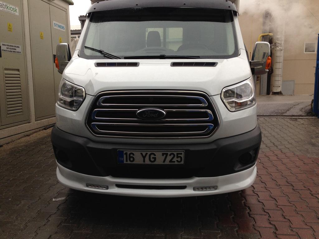 

Front bumper trim Ince (2014-2019, for painting) for Ford Transit 2014-