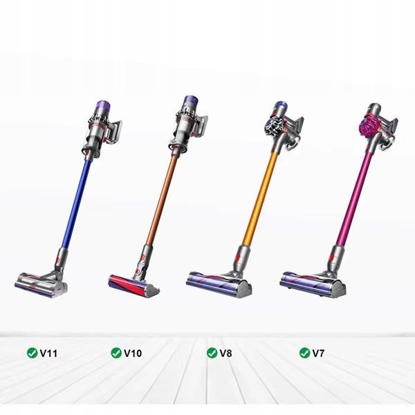 Rosfix GroomSet Pro Pet Grooming Kit for Dyson V7/V8/V10/V11/V15 - Brush + 160cm Flexible Hose + Adapter, Click Fit, Adjustable Pins