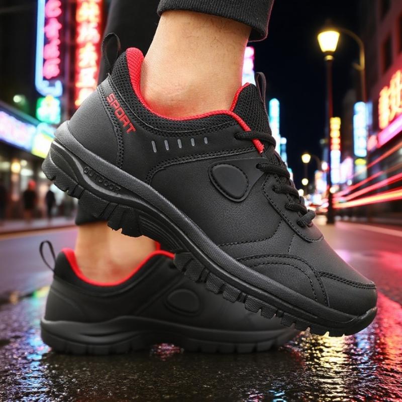 

New Men s Sneakers Breathable Waterproof Rebounding Fitness Work Shoes Hiking Camping Cushioning Anti Slip Walking Shoes 39