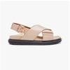 Marni Fbms005201 P3614 0t714 Purbet Criss Cross Desert Beige Sandals
