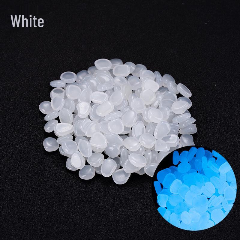 Luminous Stone Vase with Fluorescent Pebbles for Aquariums, Gardens, and Decorations