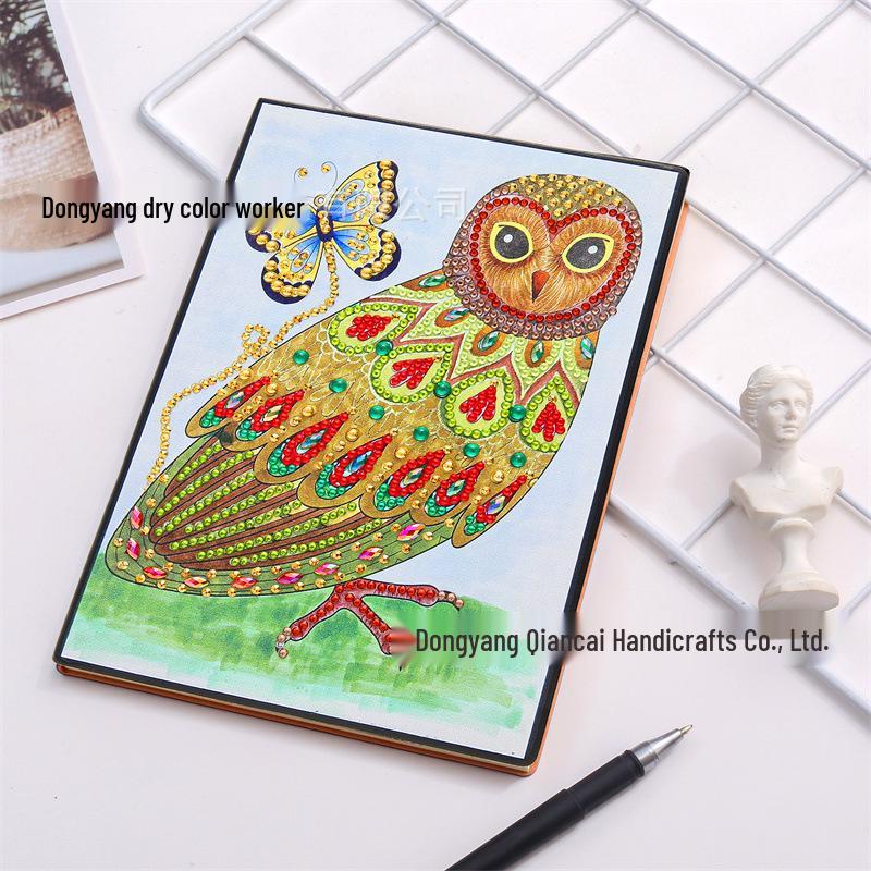 Diamond Painting DIY Notebook: Special-Shaped Shiny Design, 50 Pages, Perfect Christmas Holiday Gift