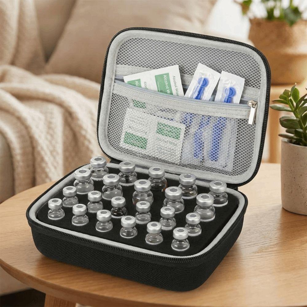 3/10ML Insulin Protection Case Waterproof Carrying Case Essential Oils Carrying Box Travel Use