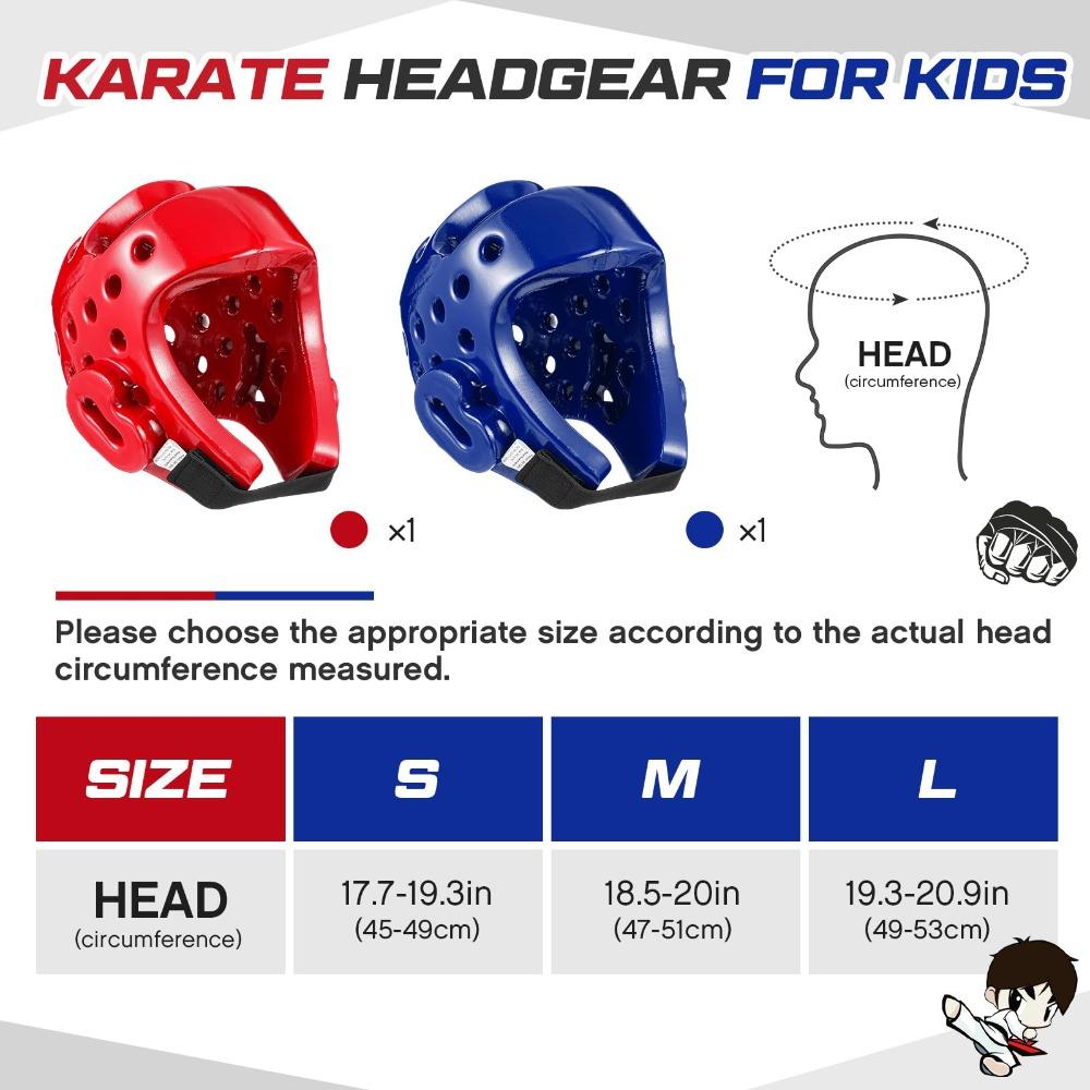 Flexible Kid Taekwondo Helmet Lightweight Head Guard Martial Arts Fight Mask  Children's Taekwondo