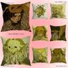 YYaelokre Pillow Case Plush Fabric Soft Pillowcase Double Sided Print Sofa Cushion Cover Throw