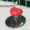 Colorful Heart-shaped Toilet Push-button Creative Bathroom Toilet Tank Button Assist Device Heart-shaped Button
