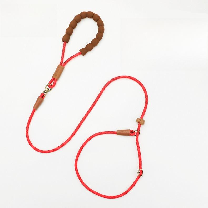 

Pet Leash, Dog Walking Leash for Outdoor Use, Professional Dog Training Chain, Suitable for Large, Medium and Small Dogs S size [total length 1.2m * diameter 8mm]