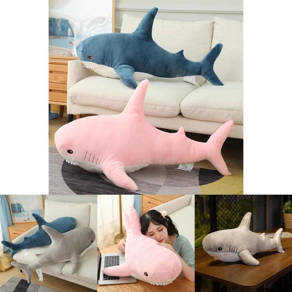 Plush Shark Pillow Toy Perfect For Bedtime Snuggles