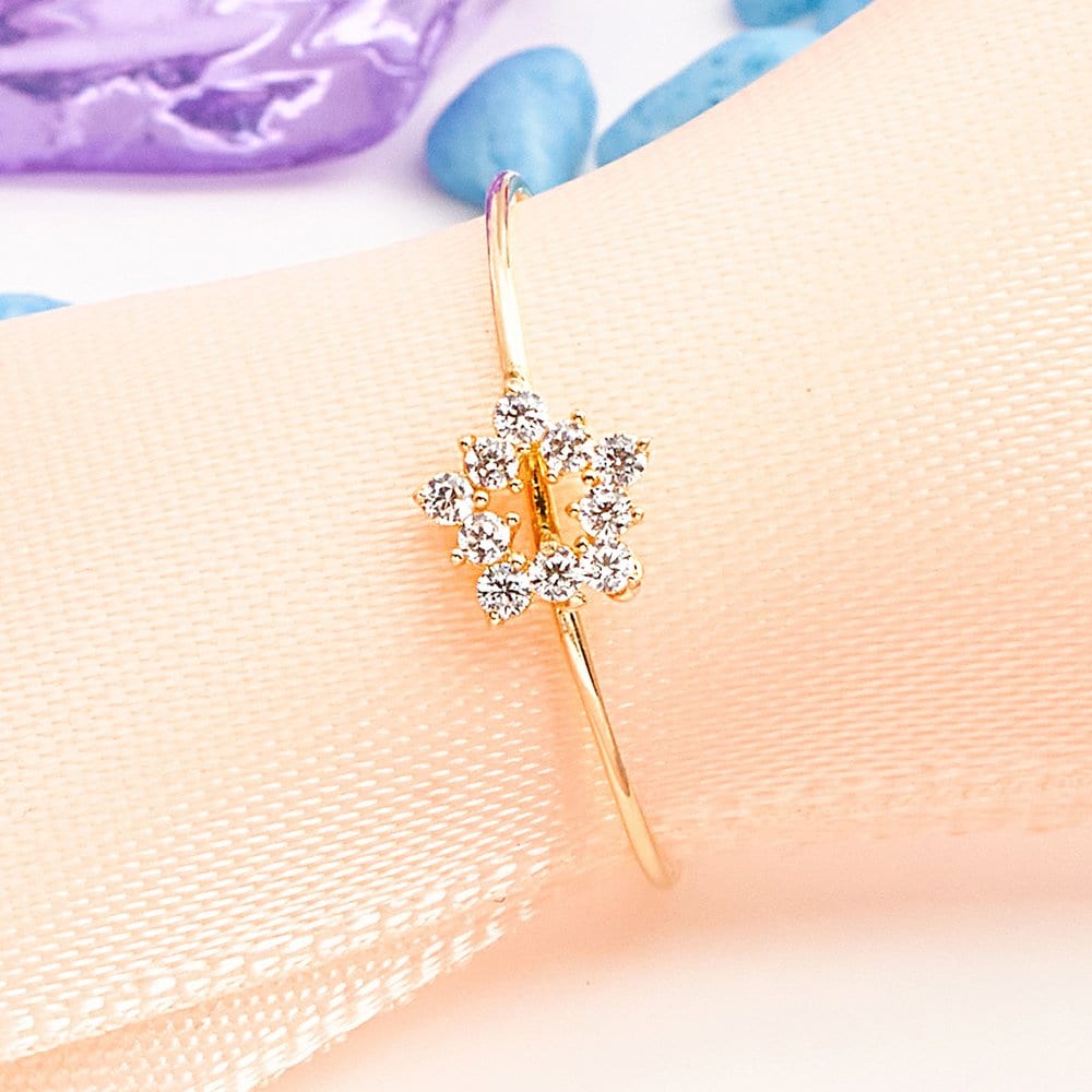 14K Talisman Star Ring Gold Ring