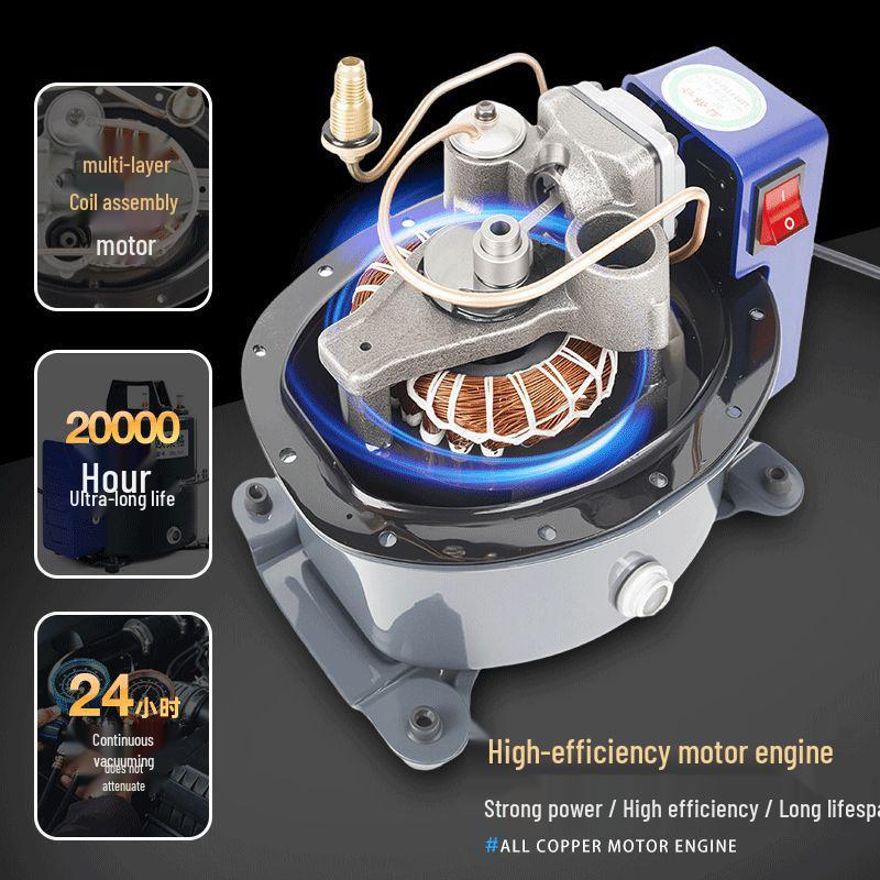 Dual-Use Automotive A/C Vacuum Pump for Evacuation, Pressurization & Leak Detection