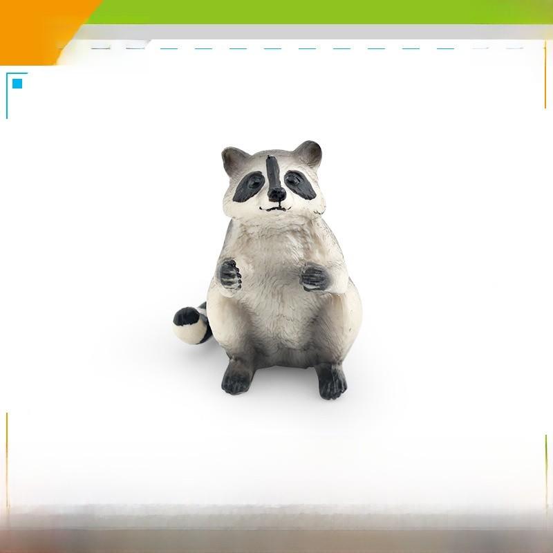 Realistische Wildtier PVC Schwarzbär Hyäne Esel Figuren Für Kinder Lern- und Ausstellungszwecke