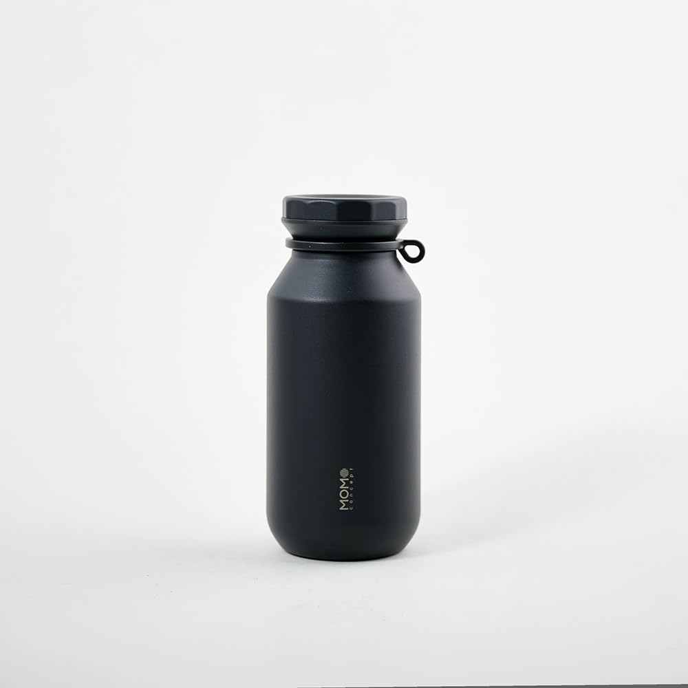 

MOMO CONCEPT Vacuum Insulated Lightweight Rock Cocoa Tumbler, 440ml, Black, 01016-29302R