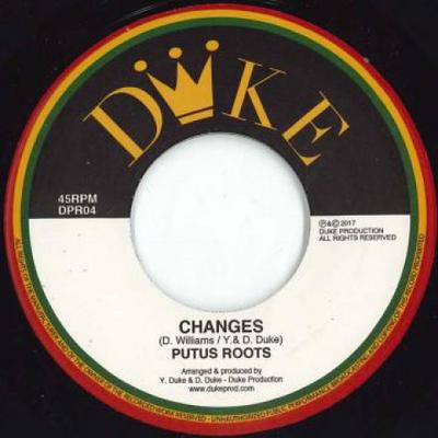 7-Zoll Schallplatte PUTUS ROOTS - Changes / Farmer DPR04 Duke 2018 Europa Reggae, Ska & Dub