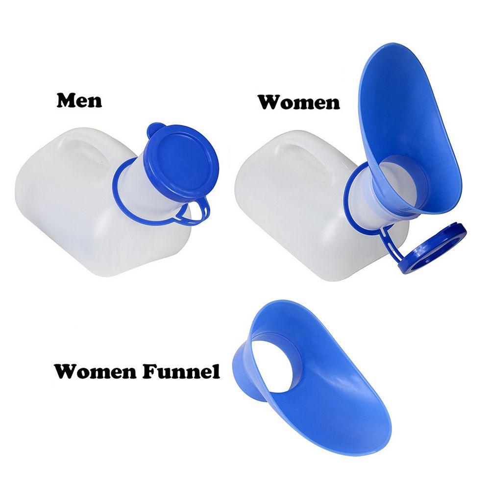 1000ML Urin-Urinale Inkontinenzflaschen Urinflasche Reise Outdoor-Toilette Dringend Unisex