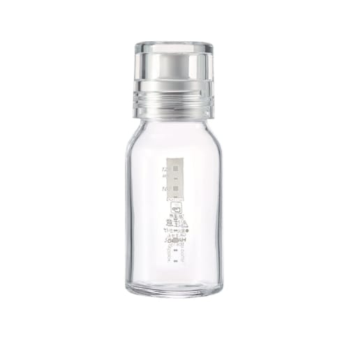 HARIO Slim Dressing Bottle, 120ml, Can be used with boiling water, Pale Gray, DBS-120-PGR
