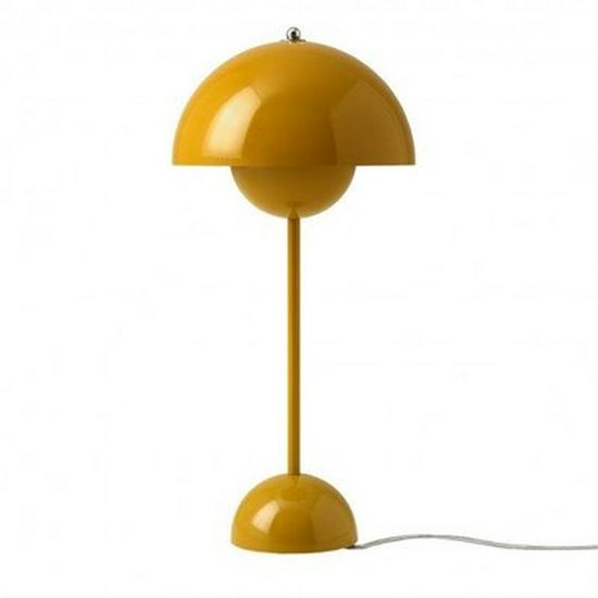 Nordic Modern Mushroom Bedside Lamp by Danish Designer - Creative Floral Bud Style for Bedroom or Wedding Decor.