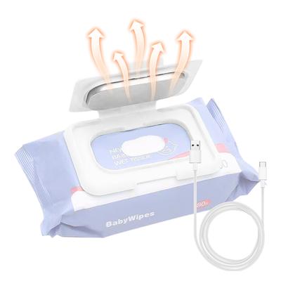 Hafif Dayanıklı Bebek Islak Mendil Isıtıcısı Taşınabilir Bebek Islak Mendil Isıtıcısı USB ile çalışır Seyahat için Mükemmel