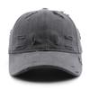 Spring and Autumn Solid Color Light Board Curved Brim Hole Cap Outdoor Travel Sports Sunscreen Baseball Cap