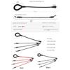 Pet  Dog  Leash Multiple Dog Types Traction And Wear-resistant 1 To 3 Leash Park Dog Walking Leash