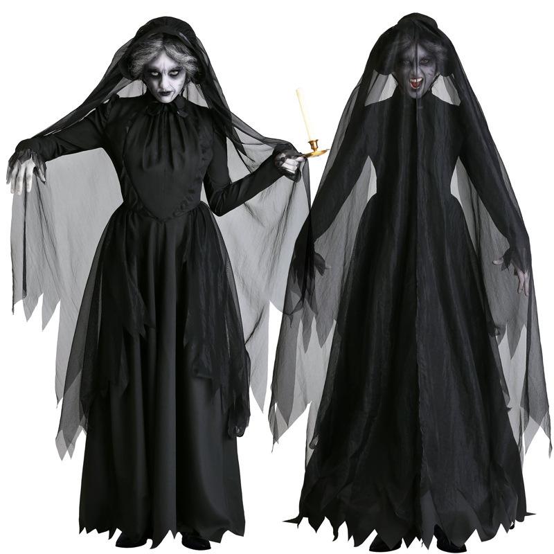 Halloween costume new scary ghost bride zombie costume bar party stage vampire demon costume