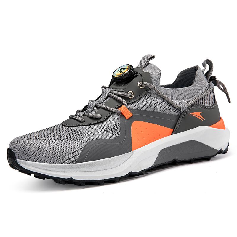 

Новая версия низкие спортивные мужские кроссовки дышащие амортизирующие повседневные для бега легкие с отскоком модные уличные кроссовки 45 оранжевый