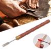 Sandalwood Handle Edge Dye Pen Applicator DIY Leather Craft Edge Treatment ToolsRed