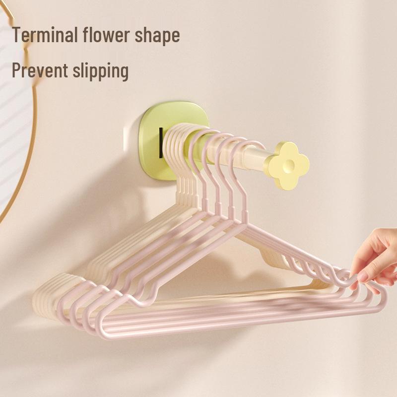 Wall-Mounted Retractable Clothes Hanger Rack - No Punch, No Trace Organizer for Home Balcony