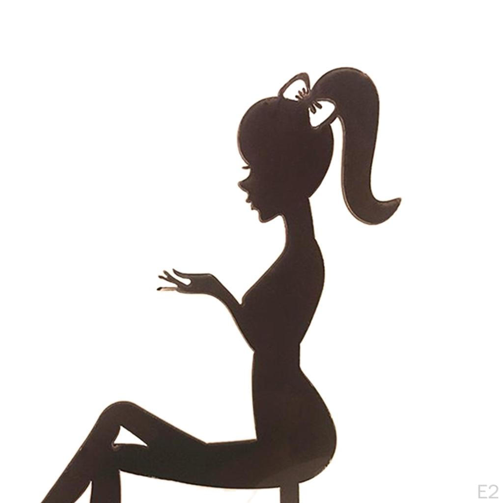 Acrylic Cake Topper Wedding Decorations Birthday Cupcake Topper, Features Glitter Coating