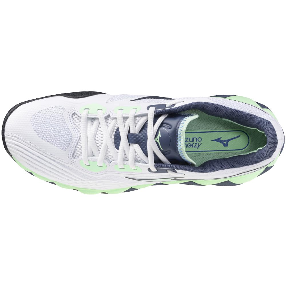 Tennis Shoes Wave Enforce Tour 2 AC All Court Club Activities Lightweight Game Court Soft White x Mint x Blue cm 2E [Mizuno] 28.0