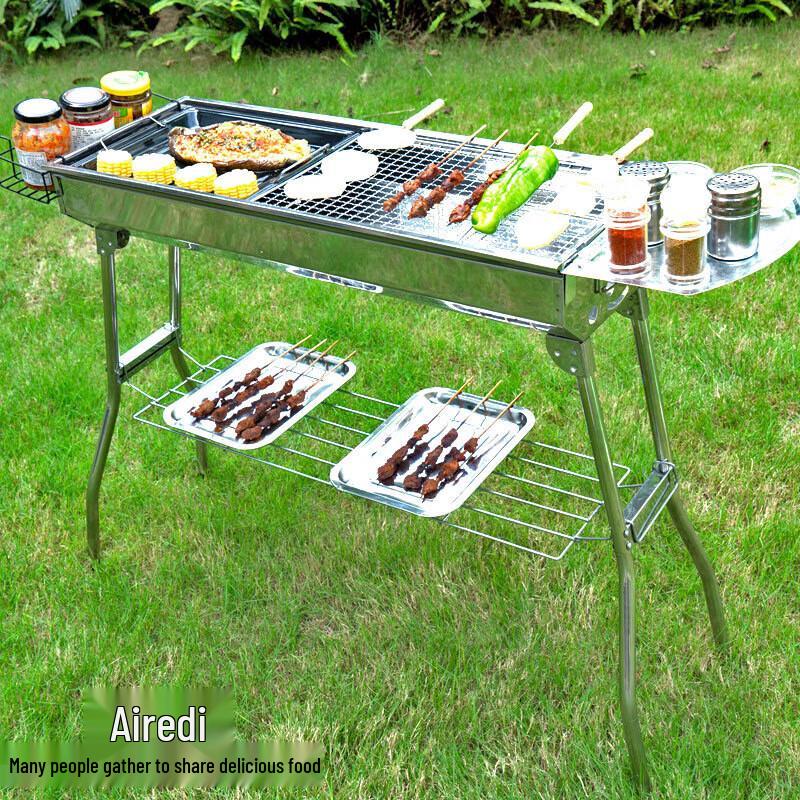 Airaid Outdoor Stainless Steel Charcoal BBQ Grill