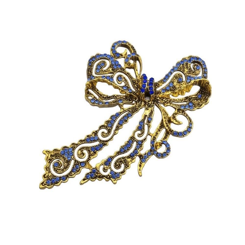 Vintage Pearls Brooches Rhinestone Decoration Brooches Waist Fastening Pins  Women Dress Decoration G